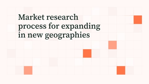 Article Thumbnail with the text market research process for expanding into new geographies