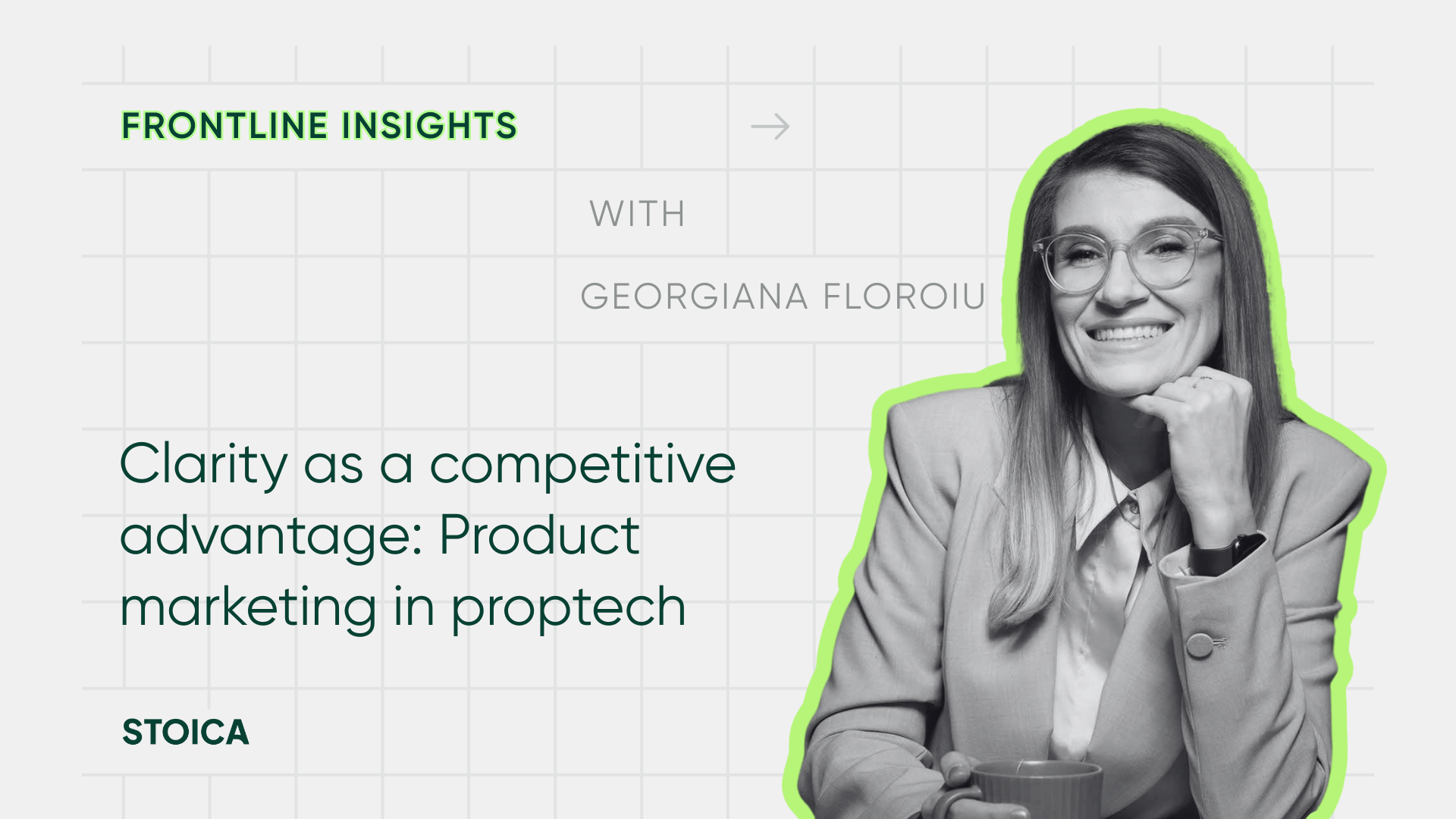 Thumbnail for our article series Frontline Insights, this one featuring Georgiana Floroiu from Bright Spaces